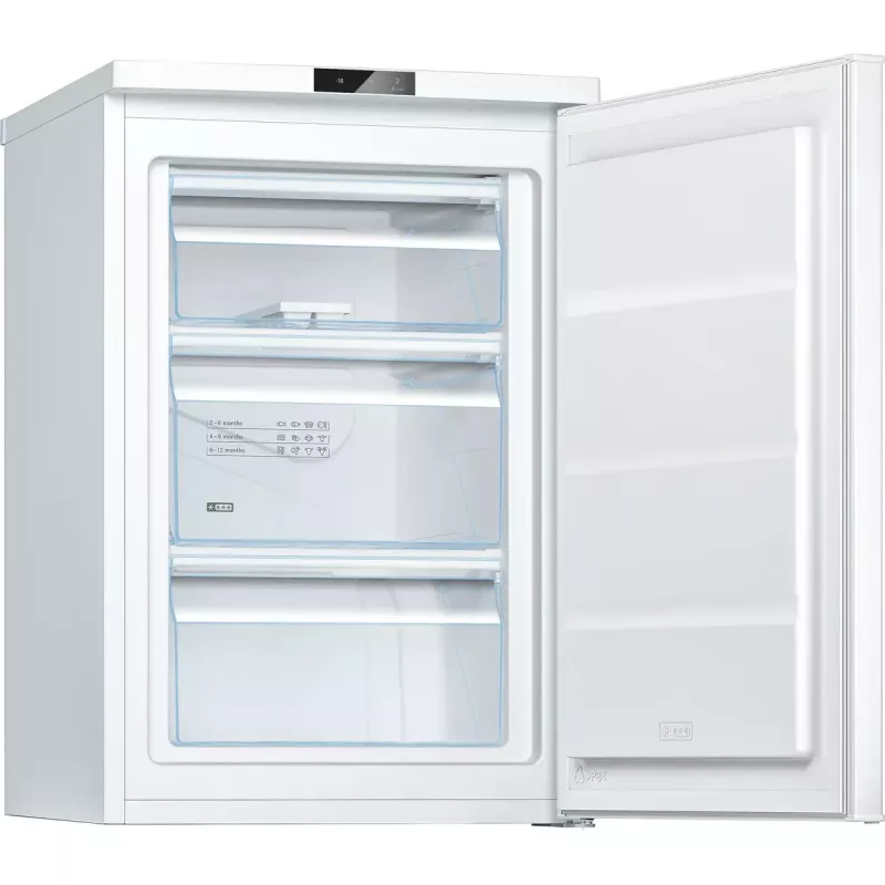 Congelatore Bosch Serie 2 GTV15NWEB — 83 L, a libera installazione, classe E, 39 dB, apertura a destra, bianco