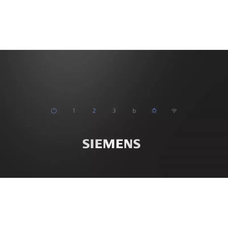 Siemens iQ300 LC87KFN60 cappa a parete inclinata, 80 cm, Home Connect, 56 dB, classe energetica A+, LED, nera