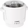 Accessorio per mixer Bosch MUZ5EB2 — corpo in plastica bianco, dimensioni 180×180×180 mm