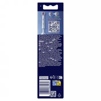 Testine spazzolino Oral‑B 860960 confezione da 4, testine di ricambio bianche