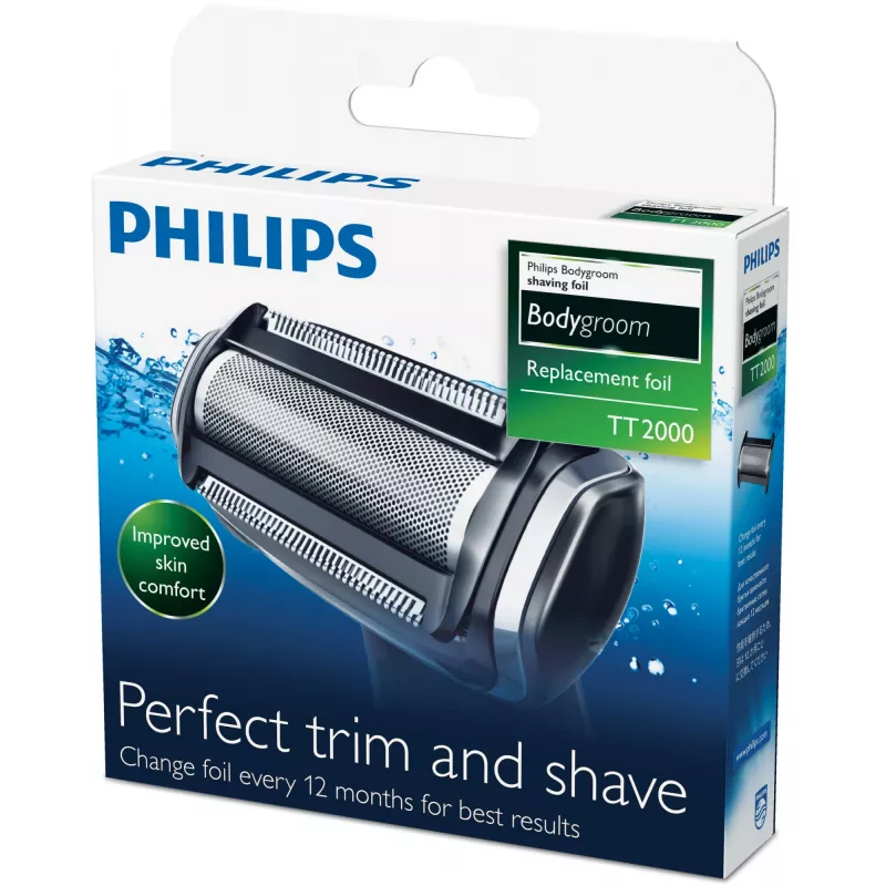 Lama di ricambio Philips Bodygroom TT2000/43 lama di ricambio impermeabile testina di rasatura