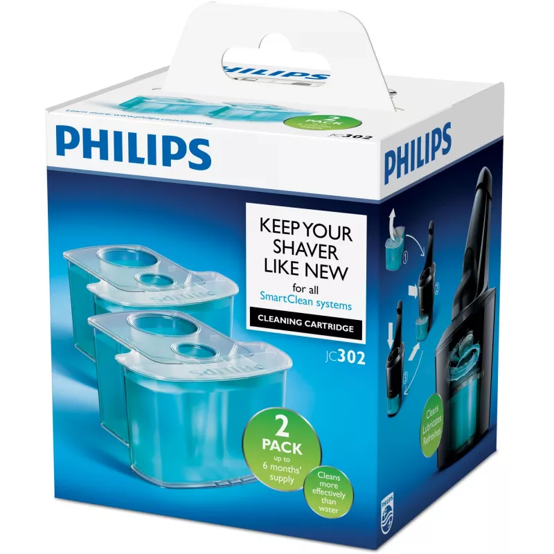 Cartuccia detergente Philips JC302/50 confezione da 2 sistema a doppio filtro