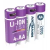 Batteria ricaricabile Ansmann 1312-0036 AA litio-ioni