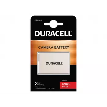 Batteria per fotocamera Duracell - sostituisce batteria Canon LP-E8, 1020 mAh, 7,4 V, litio-ioni (Li-Ion)