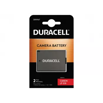 Batteria per fotocamera Duracell - sostituisce batteria Canon LP-E10
