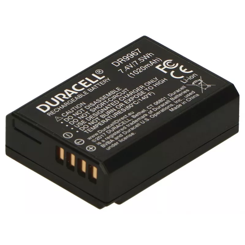 Batteria per fotocamera Duracell - sostituisce batteria Canon LP-E10