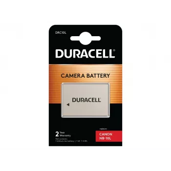 Batteria per fotocamera Duracell - sostituisce batteria Canon NB-10L