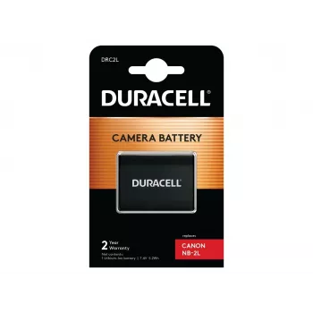 Batteria per fotocamera Duracell - sostituisce batteria Canon NB-2L, 700 mAh, 7,4 V, litio-ioni (Li-Ion)