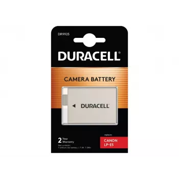 Batteria per fotocamera Duracell - sostituisce batteria Canon LP-E5, 1020 mAh, 7,4 V, litio-ioni (Li-Ion)