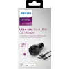 Philips caricabatterie auto USB DLP2357V/10