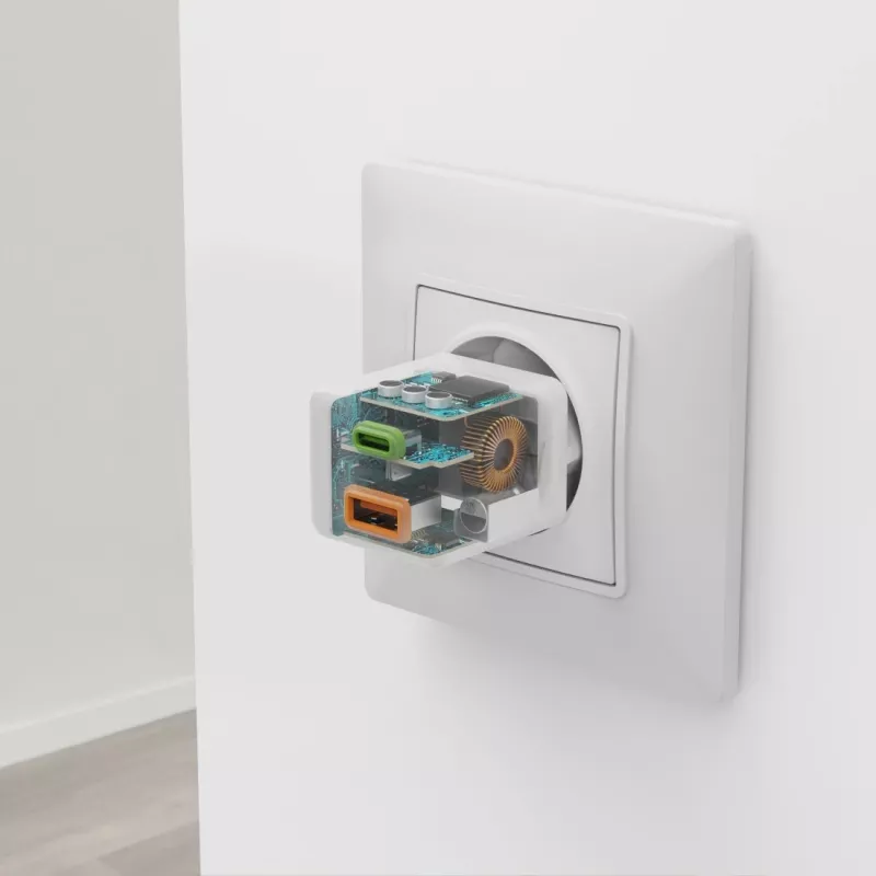 Hama 00201992 caricabatterie mobile smartphone bianco AC ricarica rapida interno, esterno