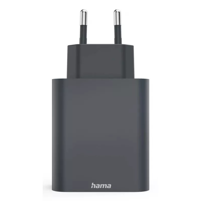 Hama 00086445 caricabatterie mobile smartphone, tablet grigio AC ricarica rapida per interni