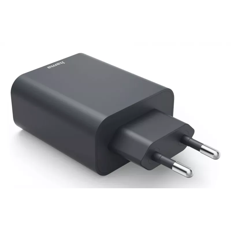 Hama 00086445 caricabatterie mobile smartphone, tablet grigio AC ricarica rapida per interni