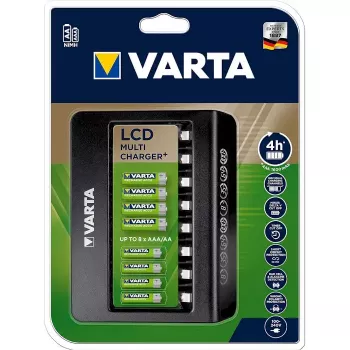 Caricabatterie Varta LCD Multi Charger+