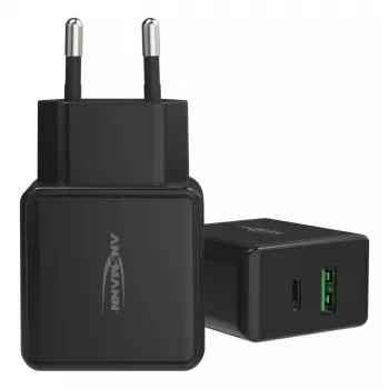 Caricabatterie per interni Ansmann HC218PD universale nero