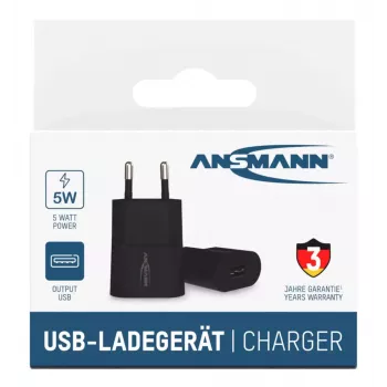 Caricabatterie Ansmann HC105 Universal nero AC da interno