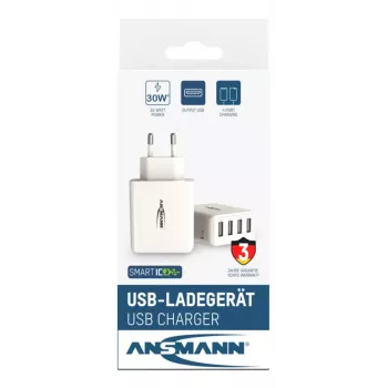 Caricabatterie Ansmann HC430 Universal bianco AC da interno