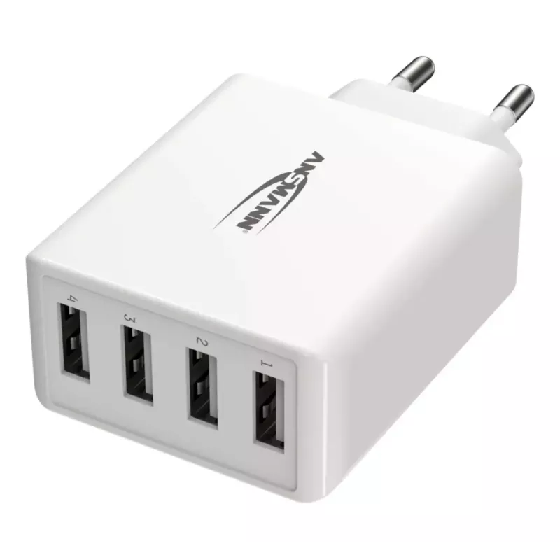 Caricabatterie Ansmann HC430 Universal bianco AC da interno
