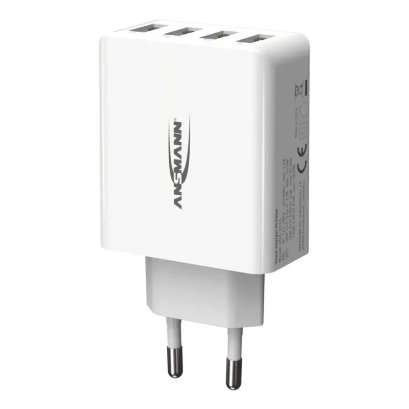 Caricabatterie Ansmann HC430 Universal bianco AC da interno