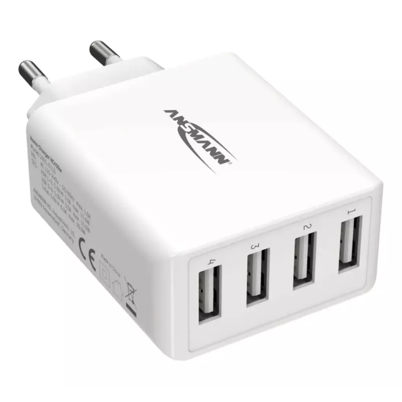 Caricabatterie Ansmann HC430 Universal bianco AC da interno