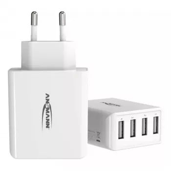 Caricabatterie Ansmann HC430 Universal bianco AC da interno