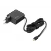 Lenovo GX21L58555 alimentatore USB-C da 65 W, spina EU, 20 V, cavo da 1,7 m, nero