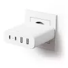 Caricabatterie ALOGIC 4X100 Universal bianco USB da interno