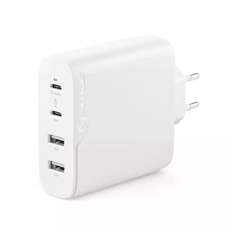 Caricabatterie ALOGIC 4X100 Universal bianco USB da interno
