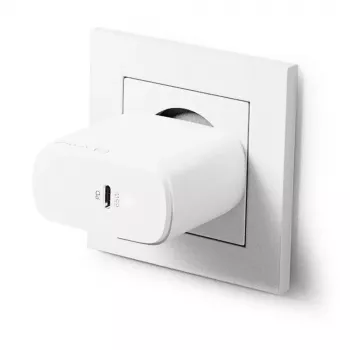 Caricabatterie AC ALOGIC 1X65 Universal bianco