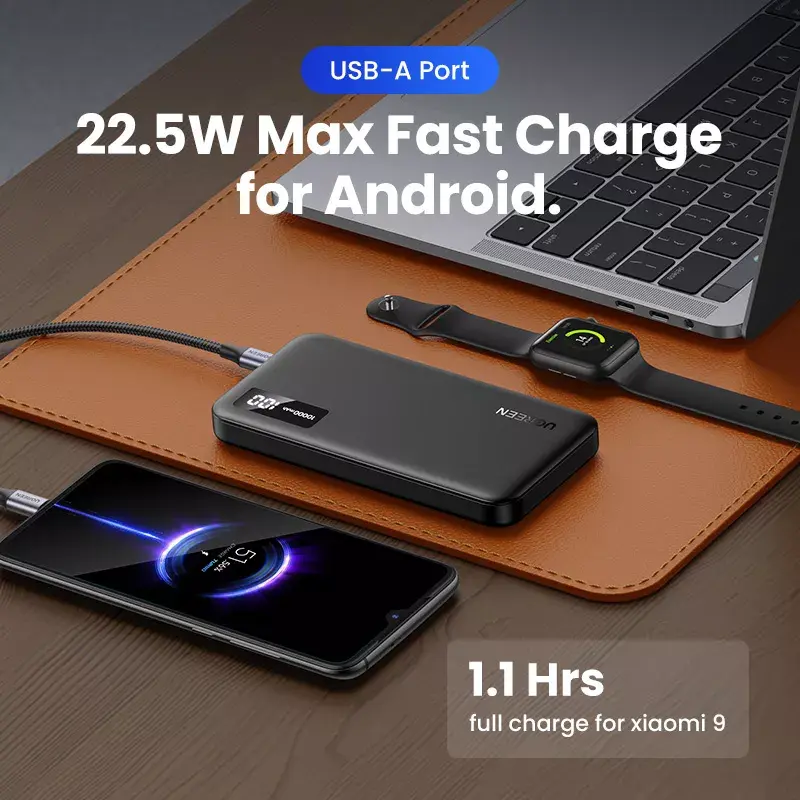 Ugreen 25742 powerbank litio-ione (Li-Ion) 10000 mAh nero
