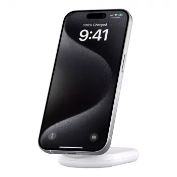 Caricabatterie wireless Belkin BoostCharge WIB007VFWH USB ricarica rapida da interno