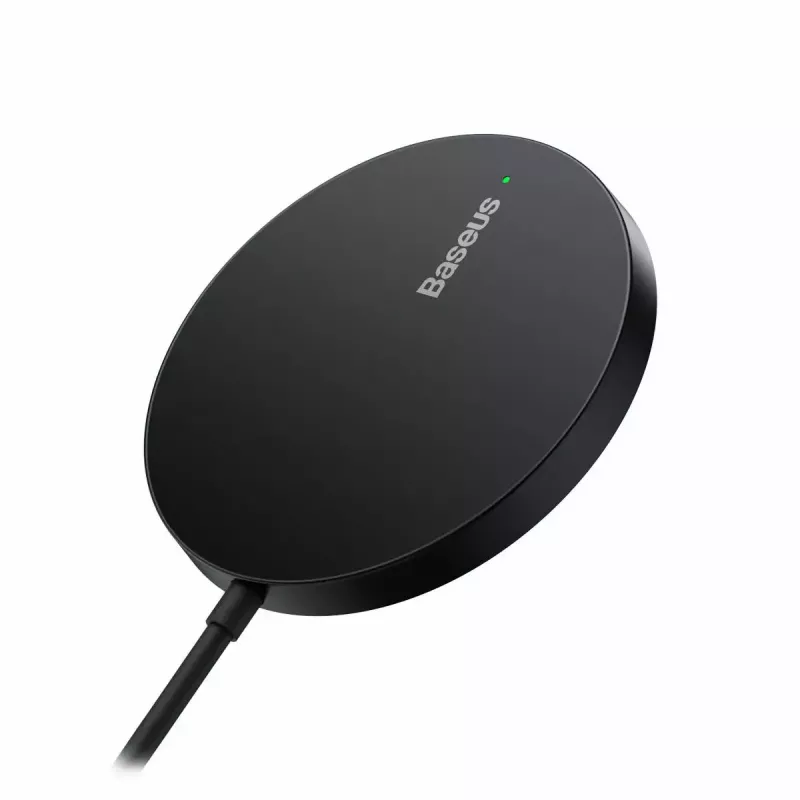 Base di ricarica Baseus CCJJ040001 wireless da interno USB nera per smartphone
