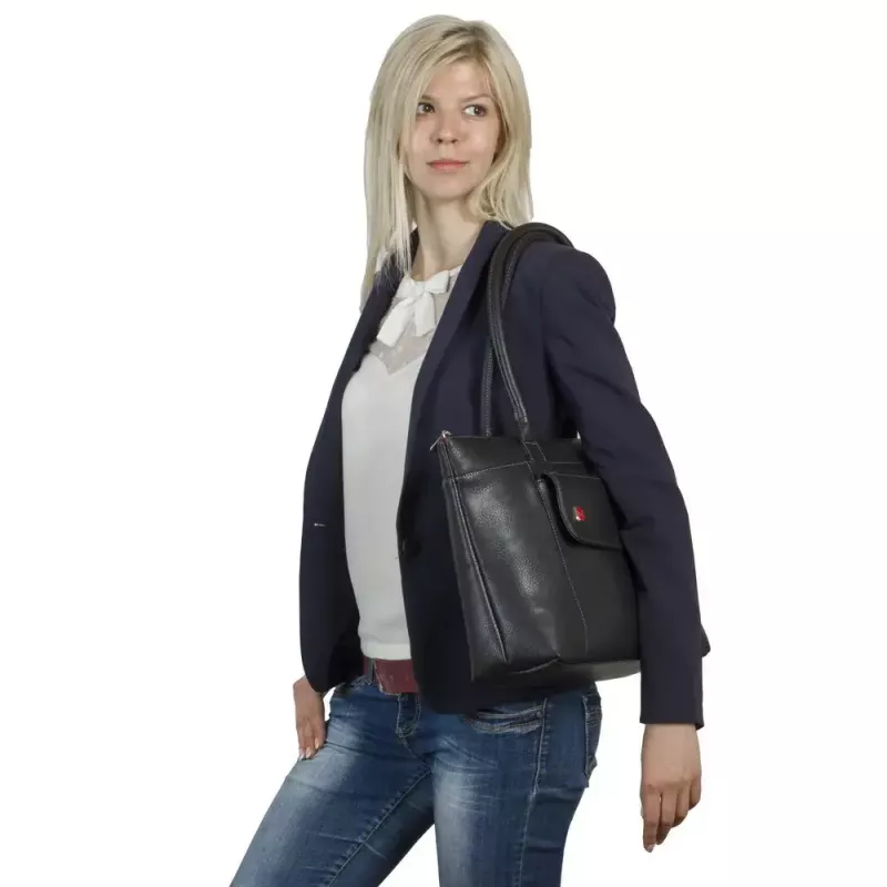 Borsa da donna Rivacase Orly 39,6 cm (15,6 pollici) nero