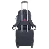 Zaino Rivacase 8365 per laptop da 17,3 pollici, poliestere, nero, 850 g