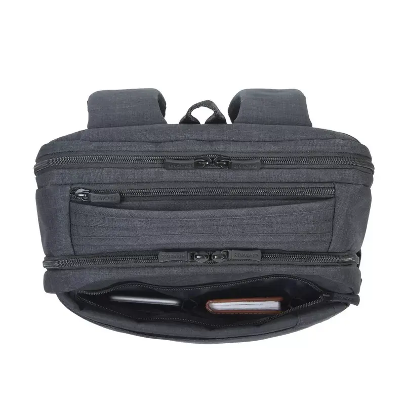 Zaino Rivacase 8365 per laptop da 17,3 pollici, poliestere, nero, 850 g