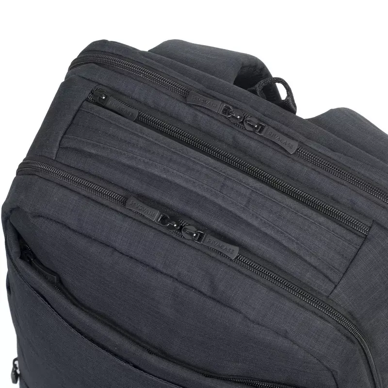 Zaino Rivacase 8365 per laptop da 17,3 pollici, poliestere, nero, 850 g