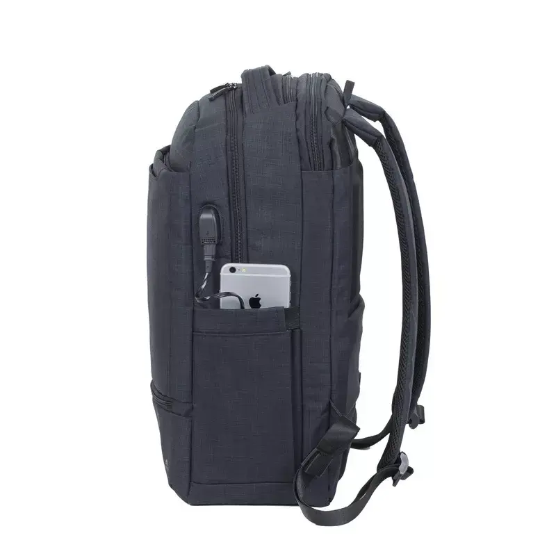 Zaino Rivacase 8365 per laptop da 17,3 pollici, poliestere, nero, 850 g