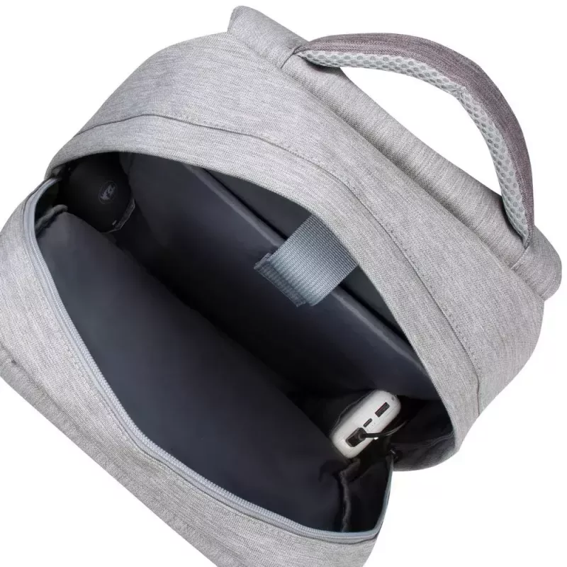 Rivacase 7562 Prater zaino antifurto per laptop 15,6 pollici (39,6 cm), grigio/mocha