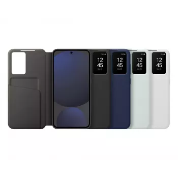 Custodia portafoglio Samsung Galaxy S24 FE 6,7 pollici bianco 1 scomparto per carte