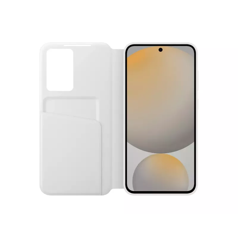Samsung EF-ZS721CWEGWW custodia Smart View Wallet per Galaxy S24 FE, bianca