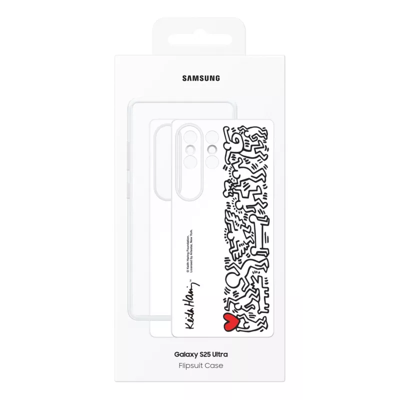 Samsung EF-MS938CWEGWW Flipsuit Case per Galaxy S25 Ultra, TPU, bianca
