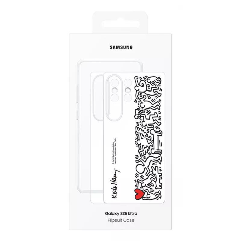 Samsung EF-MS938CWEGWW Flipsuit Case per Galaxy S25 Ultra, TPU, bianca