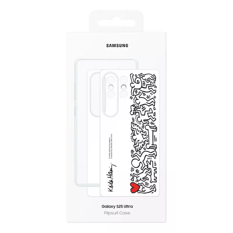 Samsung EF-MS938CWEGWW Flipsuit Case per Galaxy S25 Ultra, TPU, bianca