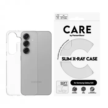 Cover PanzerGlass Samsung Galaxy S25 trasparente X-Ray Soft Basic