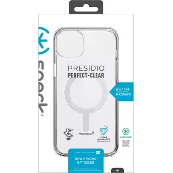 Speck Presidio Perfect Clear custodia MagSafe iPhone 14 Plus