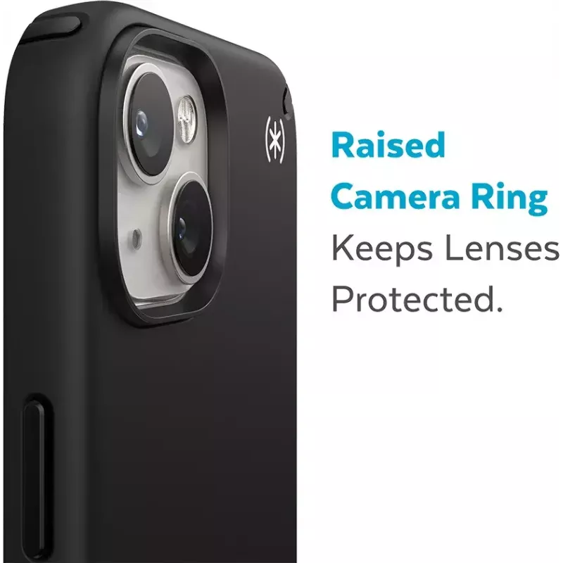 Speck Presidio2 Pro + MS Apple iPhone 14 Plus/15 Plus nero – con Microban custodia protettiva robusta