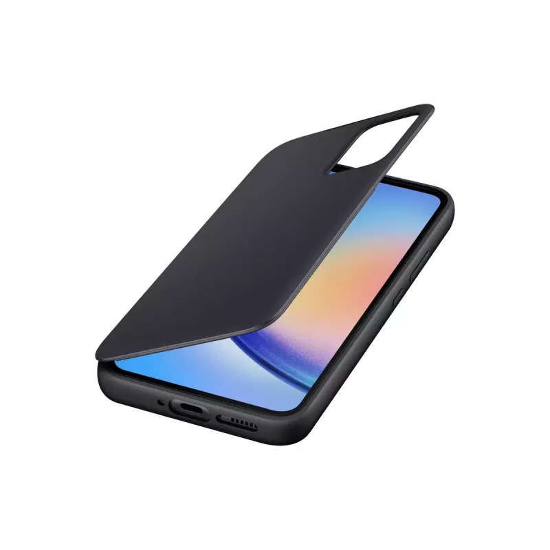 Samsung EF-ZA346CBEGWW Smart View Wallet Case custodia a libro per Galaxy A34 5G, nera