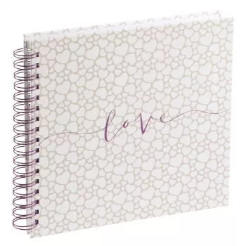 Hama Romance Fotoalbum beige, bianco 80 fogli 10 x 15