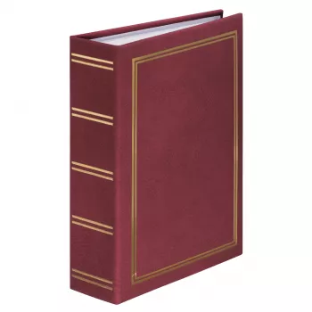Hama London Fotoalbum rosso 100 fogli 13 x 18 copertina rigida