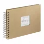 Hama Craft Fotoalbum marrone 40 fogli 10 x 15 rilegatura a spirale